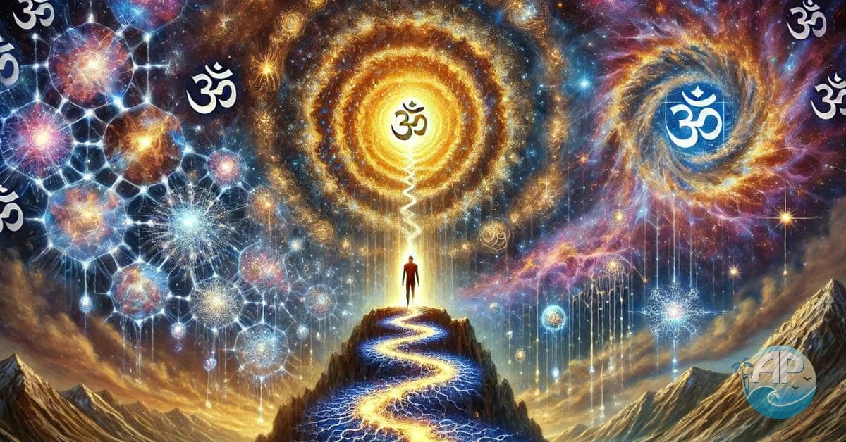 Who IS God depicted in a cosmic journey of light, connection, and self-discovery.